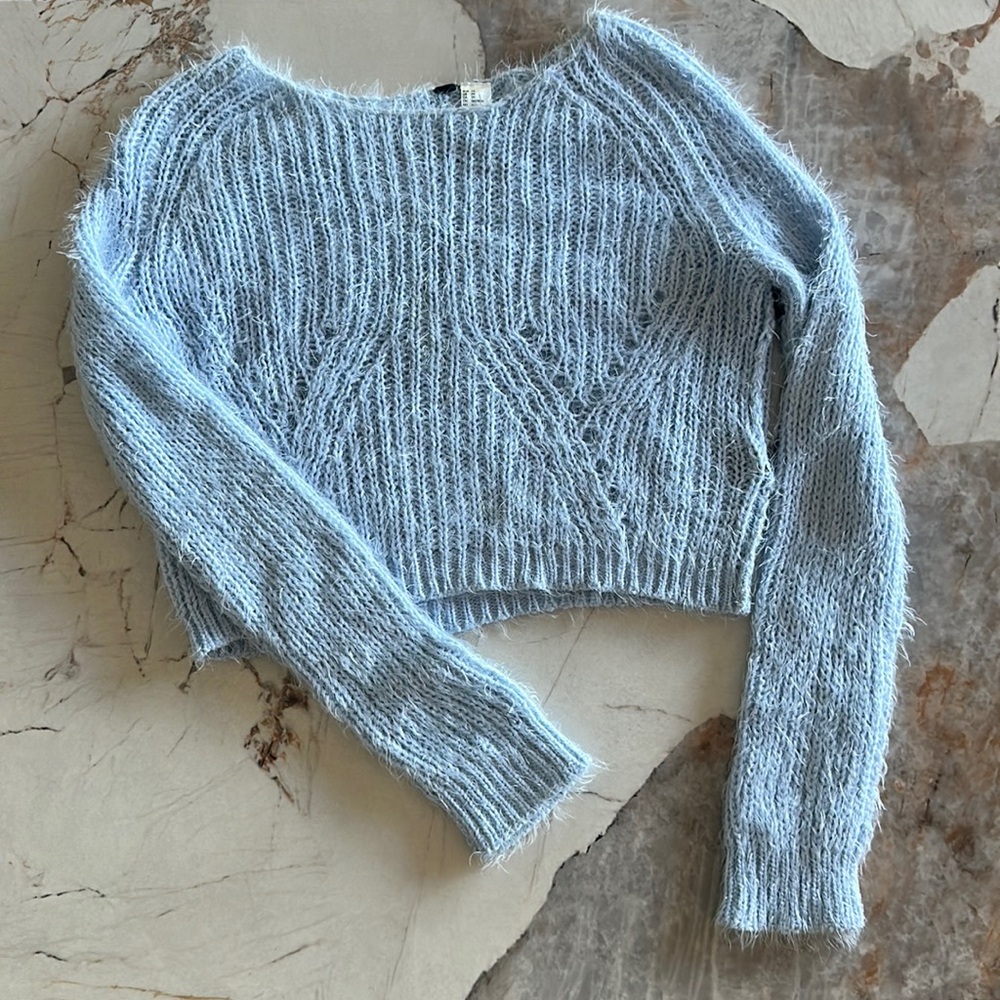 Divided | Blue Knit Sweater